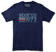 SPARCO VINTAGE 77 SHORT SLEEVE T-SHIRT - NAVY