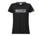 SPARCO FRAME LADY SHORT SLEEVE T-SHIRT - BLACK
