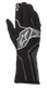 ALPINESTARS TECH-1 K V2 GLOVES  - WHITE/BLACK