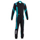 SPARCO THUNDER ADVANCED SUIT 2025 - Black/Celeste
