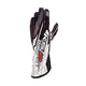 KS-2 ART KARTING GLOVE - WHITE/BLACK