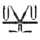 SPARCO APPROVED 6 POINT BELT - BLACK