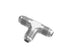 Union "T" for brake hose AN3 silver