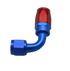90º AN6 Connection Coupling For RED HORSE Gasoline Hose Red/Blue 