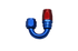 180º AN10 CONNECTION FOR RED HORSE RED/BLUE NAFTA HOSE 