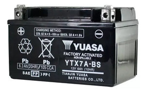 YUASA KARTING BATTERY YT7B-BS 12V 6.5Ah